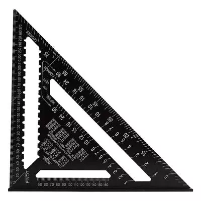 £11.99 • Buy 30cm 12  Roofing Speed Square Aluminium Rafter Angle Measure Triangle Guide Tool