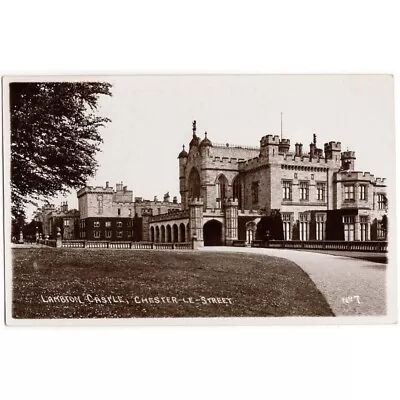 LAMBTON CASTLE Co Durham RP Postcard #7 Unused • £5.75