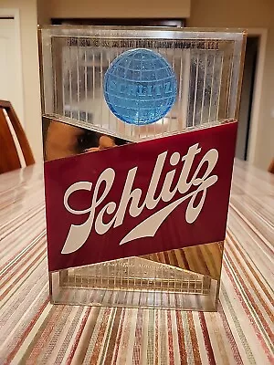 VINTAGE SCHLITZ BEER BAR TOP SIGN 1959 HAMMER BROS 10.75 H X 7  Nice • $49.95