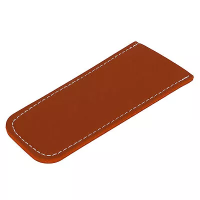 Brown Pan Handle Cover PU Leather Anti Scald Hot Pot Holder Kitchen Cooking • £8.15