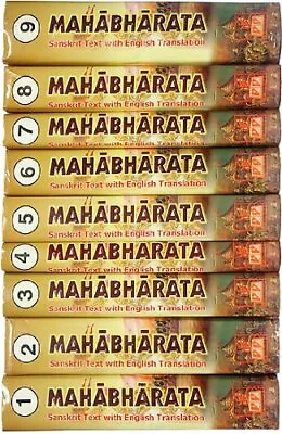 New: Mahabharata Of Vyasa:Sanskrit Text English Translation By M.NDutt 9 Vol Set • $221.75
