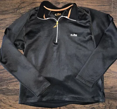 $79.99 • Buy Gill Sailing Fishing Black Thermal Pullover Layer Jacket Mens Size Medium M 