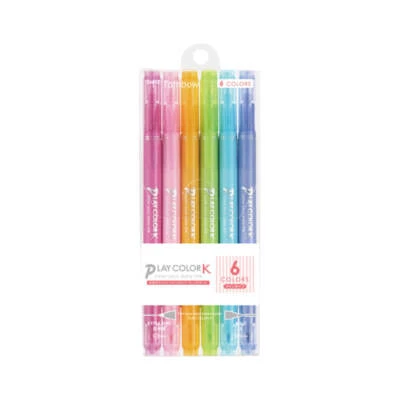 $16.80 • Buy Tombow Play Color K Double-sided Marker Set - 0.3 Mm/0.8 Mm - 6 Pastel Color Set