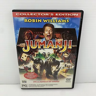 Jumanji (DVD 1995) Robin Williams Region 4 • $6.95