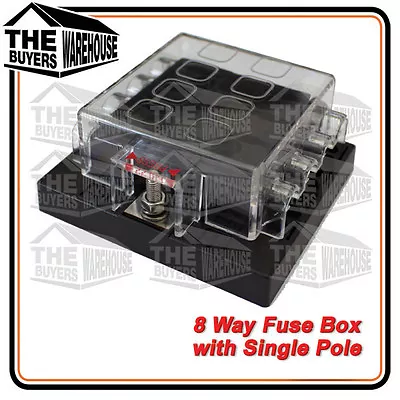 Fuse Block Holder Box Caravan Marine Dual Battery Volt 10 Way 25 Amp 54431  • $33