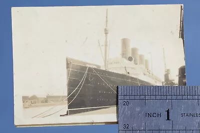 Cunard Line Rms Mauretania Southampton Ocean Dock Private Photo 3  X 2.5  • $49.80