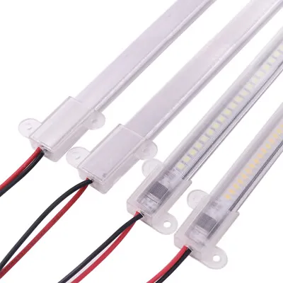 5x 220V 30/50cm LED Hard Light Bar Tube Strip Lights Under Cabinet Wardrobe Lamp • £12.70