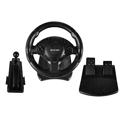 £85.50 • Buy Racing Game Steering Wheel Pedal Kit Driving Simulator For Xbox One/360 PC