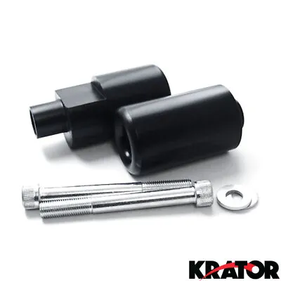 Crash Fall Protection No Cut Black Frame Sliders For 2005-2006 Suzuki GSXR 1000 • $16.99