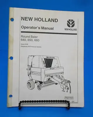 £37.47 • Buy New Holland 640 650 660 Large Round Baler Operators Manual