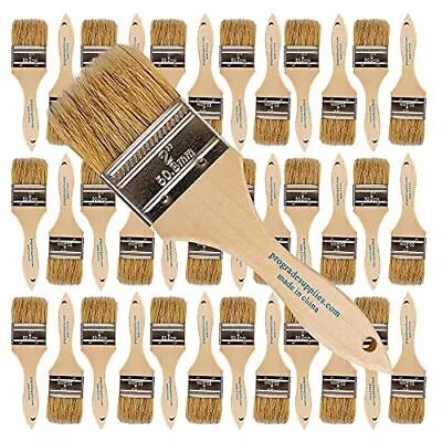 Pro Grade - Chip Paint Brushes - 36-Pack - 2 Inch Chip Brush For Paints Stain... • $28.51