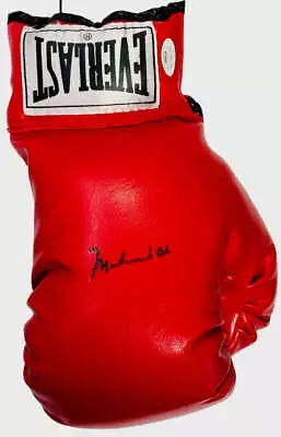 Muhammad Ali Autographed Red Everlast Right Hand Boxing Glove (JSA) • $1375