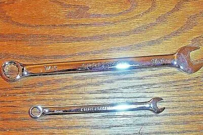 Smooth Craftsman Metric Combination Wrench Select 5 Mm -33 Mm Chrome  Polished • $6.99