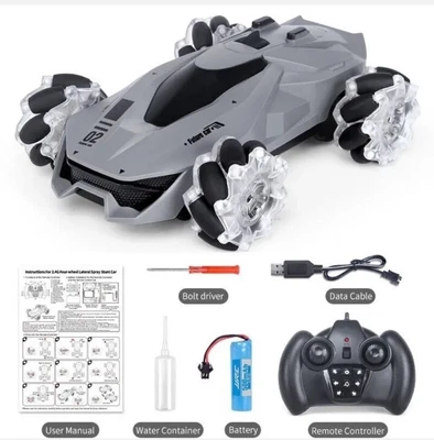 £14.99 • Buy 4WD RC Stunt Car Drift Off-road Vehicle Toy 1:24 Remote Control Spray New