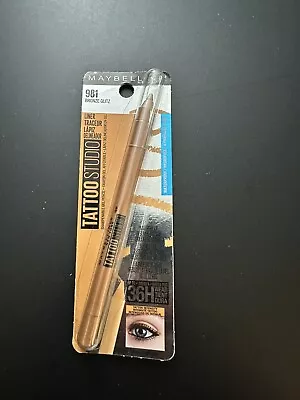 Maybelline New York Tattoo Eye Liner Gel Color Pencil Bronze Glitz NEW SEALED • $10.99