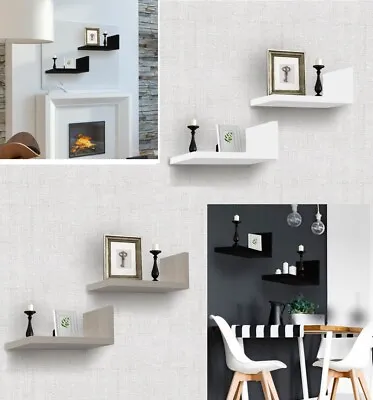 £7.90 • Buy Floating Shelf Shelves Display Unit Wall Mounted Bookcase Book Shelves Home Deco
