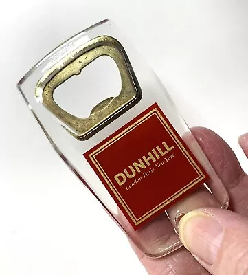 Dunhill Bottle Opener London Paris New York Perspex And Brass • £6.95