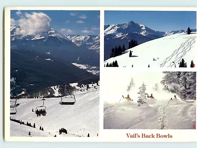 Postcard:  Vail Ski Resort's Back Bowls - Colorado • $4.50