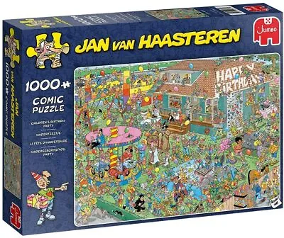 NEW! Jumbo Jan Van Haasteren Children's Birthday Party 1000 Piece Jigsaw Puzzle  • £12.99
