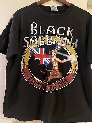 Vintage 1999 Black Sabbath Reunion Concert Tour Shirt Ozzy Osbourne All Sport • $99.99