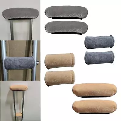 2x Crutches Cushion Set Crutch Pads For Armpits Walking Arm Crutches • £7.61