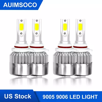 9005 9006 LED Bulbs For GMC Yukon SLT 2000-2005 2006 Combo 8000K Headlights Kit • $29.99