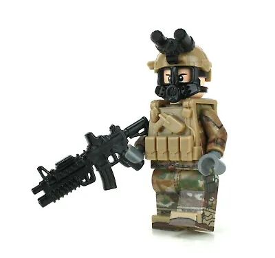 Army OCP Chemical Warfare Soldier Made With Real LEGO® Minifigure • $28.86