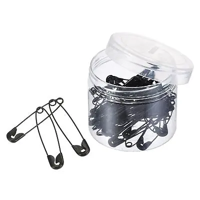 Safety Pins 2 Inch Metal Sewing Pins For Office Home Black 60 Count • $8.37