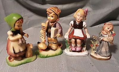 4 Vintage Hummel-like Figurines 1 Occupied Japan • $12