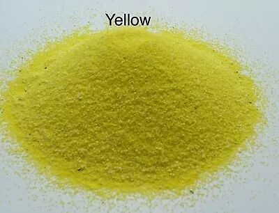 Yellow Decorative Coloured Sand 100g • £1.25