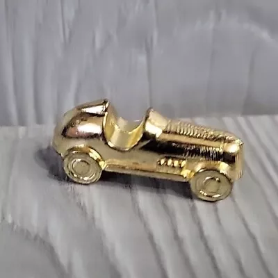 Monopoly 1998 Deluxe Edition Gold Token Race Car Pawn Piece Replacement Vintage  • $2.99