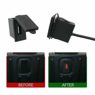 Car Mini USB Charger Socket 2.4A 12v Waterproof Power Adapter Outlet For Phones • $8.41