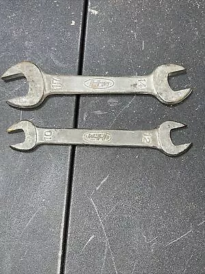 Vintage HM RK Honda Motorcycle Wrench Set 14 X 10 MM 10 X 12 Metric Open End • $17.59