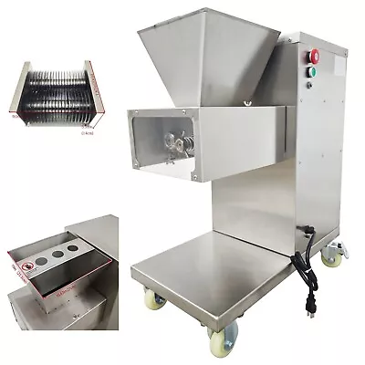 8mm Electric Meat Slicer Commercial Pork Beef Meat Cutter 110V 800KG/Hour 1.1KW • $1009