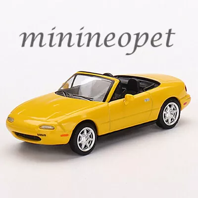 Mini Gt Mazda Miata Mx-5 (na) 1/64 Diecast Model Car Sunburst Yellow Mgt00392 • $10.90