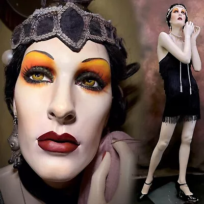 HINDSGAUL Rare Vintage Mannequin Realistic Full Life Size Goth Flapper • $699