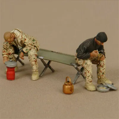 £22.79 • Buy 1/35 Eating Soldiers Resin Kits Unpainted Figure Model GK Unassembled