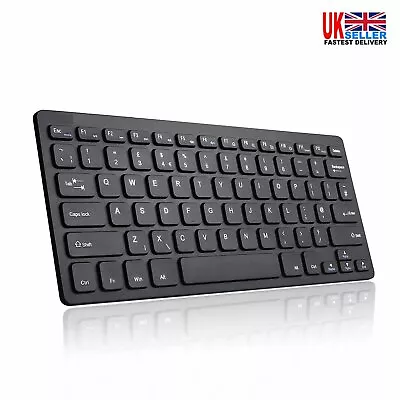 New Slim Wireless Bluetooth Keyboard For Imac Ipad Android Phone Tablet  Uk • £11.85