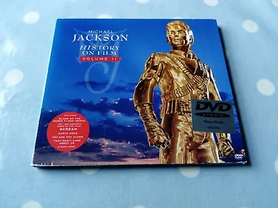 Michael Jackson HIStory On Film Volume II 16 Track Digipak DVD CD • £9.99