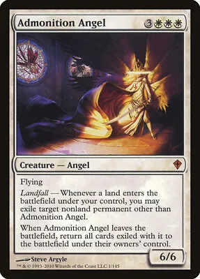 MTG Admonition Angel  - Worldwake • $1.99