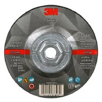 DepressedCenter Grinding Wheel 87446 T27 Quick Change 5x1/4x5/8in-11in (10EA) • $25