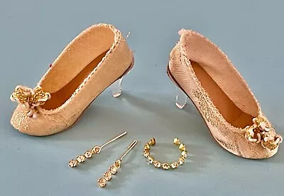 Vintage Madame Alexander Cissy Portrait Doll Shoes With Jewelry Miss Revlon Toni • $30.59