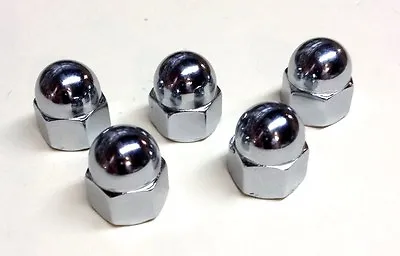** 56-rodder **  (16) CHROME PLATED STEEL ACORN NUTS 3/8 -24 • $29