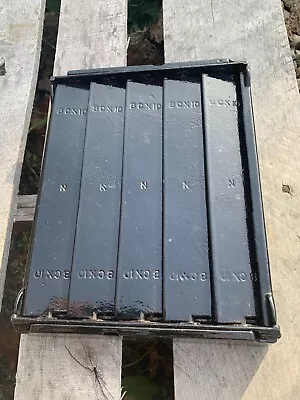 Vintage Metal Heat Grate Vent Floor Register Modern Style Black 8 X 10 • $23.19