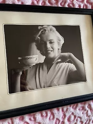 Marilyn Monroe Black And White Framed Photo • $38.50