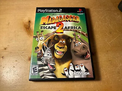 Madagascar: Escape 2 Africa (Sony PlayStation 2 2008) Complete Tested • $14.99