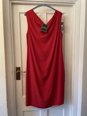 £175 • Buy New Vivienne Westwood Anglomania Red Desire Drape Summer Or Winter Dress,46/UK14