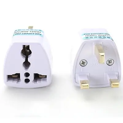 Universal US EU AU Converter To UK HK AC Travel Power Plug Charger Adapter • £0.87