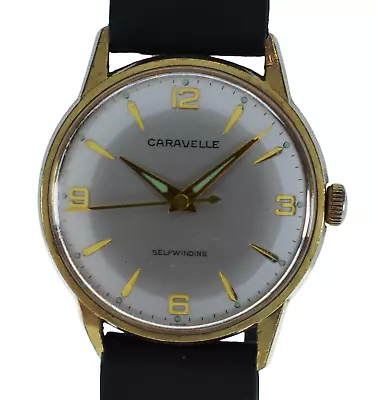 $99.95 • Buy Vintage 1960's Caravelle Men's Automatic Self Winding Watch Cal 11ORAC 17Jewels!