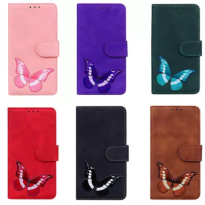 Colorful Butterfly Leather Wallte Case For ZTE V40 Vita A7S Blade A72 A52 Cover  • $12.09